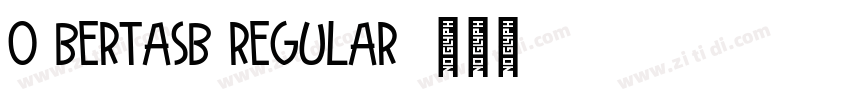 O BertaSB Regular字体转换